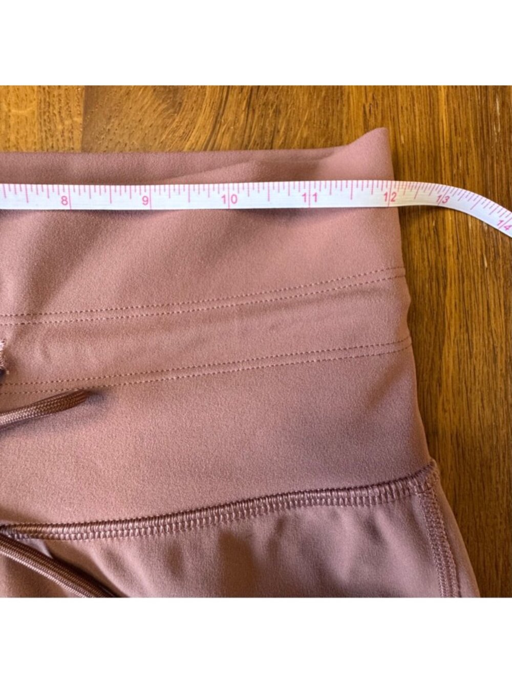VUORI Daily Legging Womens S Sedona Brown Mauve Drawstring High-Waisted Leggings - Picture 8 of 15